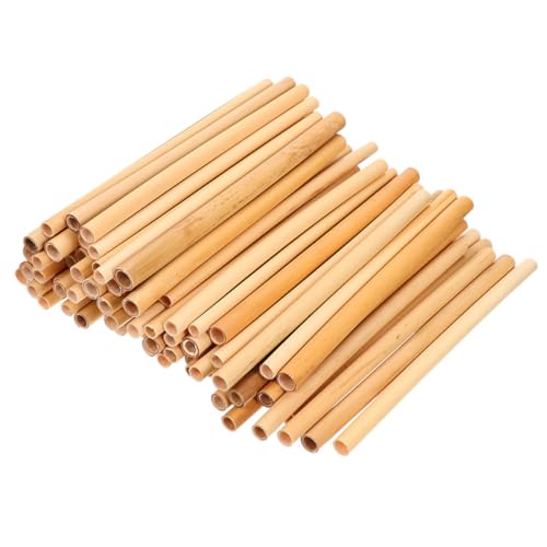 GALPADA 50 Stück Natürliche Schilfrohr bienenröhrchen Leichtes Bienenstock ersatzmaterial für Bestäubung Zucht und DIY bienenhaus im Garten von GALPADA