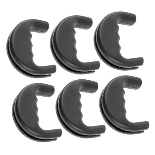 GALPADA 6 Stück Teiliges Hundeleinen Griffe aus Rutschfestem Gummi Ergonomische Pulling Rope Handles für Sicheres Hundespaziergang Training Langlebig und Komfortabel für Große und Kleine von GALPADA