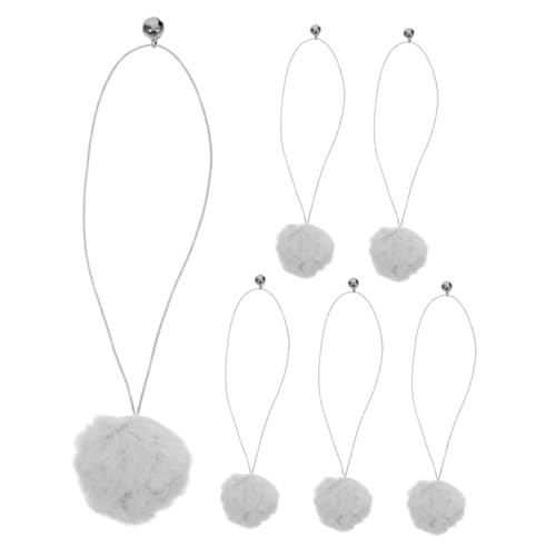 GALPADA 6Stücke Interaktive Katzenbälle mit Glocke Hängendes für Katzenbäume Langlebige Ersatzkugeln für Kratzer und Spielspaß Sicher und Robust von GALPADA