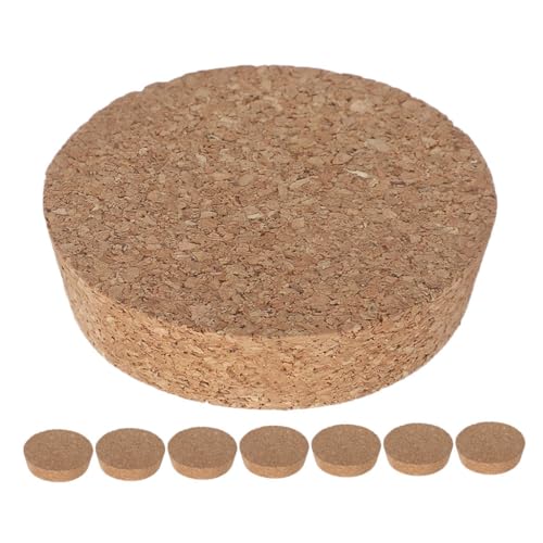 GALPADA 8stücke Korkdeckel Für Glaspflanzgefäße Konische Holzstopfen Für Hydrokulturvasen Glasterrarien Blumengefäße Einmachgläser Wiederverwendbar Für Bastelarbeiten Und von GALPADA