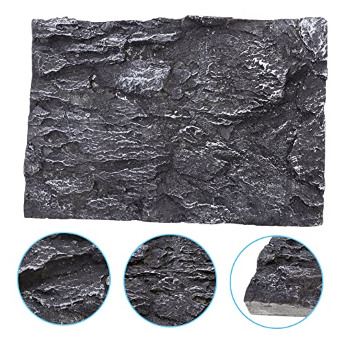 GALPADA Aquarium Hintergrundplatte Felsoptik Reptilien Terrarium Dekoration Rückwand Langlebig Naturgetreu für Fisch und Reptilienbecken mit Lebensechtem Relief von GALPADA