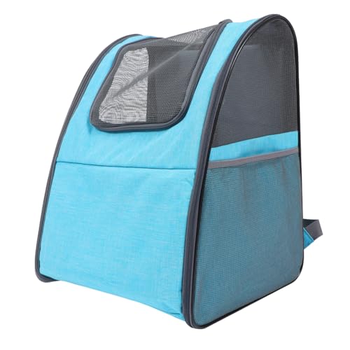 GALPADA Atmungsaktiver Faltbarer Haustier Rucksack mit Verstellbaren Schultergurten Praktische Transporttasche für Katzen und Kleine Hunde Leichter Katzenrucksack für Komfortables von GALPADA