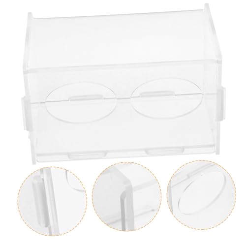 GALPADA Automatischer Futterautomat mit Fächern Langlebiger Rutin Hühnerfutterspender aus Stabilem Material Leicht zu Reinigen für Küken und Kleine Geflügelarten Praktische Futterstation GALPADA Automatischer Futterautomat mit Fächern Langlebiger Rutin Hühnerfutterspender aus Stabilem Material Leicht zu Reinigen für Küken und Kleine Geflügelarten Praktische Futterstation von GALPADA