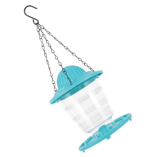 GALPADA Automatischer Hummingbird Futterspender Für Außenbereich Hängendes Vogelhäuschen Futterspender Für Wildvögel Mit Dach Für Terrasse Und Garten von GALPADA