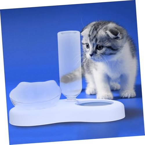 GALPADA Automatischer Wassernapf für Haustiere Geneigte Schale zur Entlastung der Halswirbelsäule Auslaufsicherer Trinknapf mit Nachfüllfunktion Geeignet für Katzen und Kleine Hunde von GALPADA