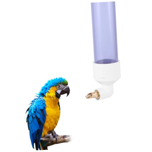 GALPADA Automatischer Wasserspender für Vögel Großer Füllmenge Tropfsicherer Kunststoff Trinkbrunnen mit Schlagstift Ventil Geeignet für Papageien Wellensittiche und Kanarien im Käfig von GALPADA