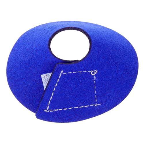 GALPADA Beißfester Pelzkragen Anti-Picking picken Nacken Ring dekoratives Vogelhalsband Vogelschutzkragen Anti-Biss-Vogelhalsband Vogel-Hals- Papageien-Halsband Super Haut Blue von GALPADA