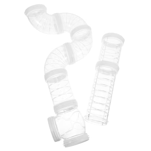 GALPADA DIY Hamster Tunnel Set Transparent Verbindungstunnel Erweiterbar Außenspielröhre für Mäuse Ratten und Kleine Haustiere Sichere Rohre für Hamster Käfig GALPADA DIY Hamster Tunnel Set Transparent Verbindungstunnel Erweiterbar Außenspielröhre für Mäuse Ratten und Kleine Haustiere Sichere Rohre für Hamster Käfig von GALPADA