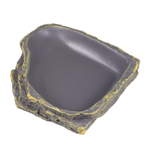 GALPADA Dicke Reptilienschale mit Hang Design Rutschfester Futter und Wassernapf für Kleine Echsen und Schildkröten Leicht zu Reinigen Platzsparend und Robust in Dunkelgrün GALPADA Dicke Reptilienschale mit Hang Design Rutschfester Futter und Wassernapf für Kleine Echsen und Schildkröten Leicht zu Reinigen Platzsparend und Robust in Dunkelgrün von GALPADA