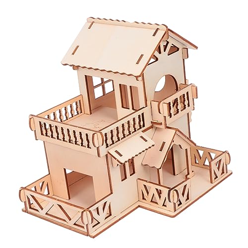 GALPADA Doppelte Hamsterhütte Aus Holz Hamsterversteck Kleine Haustierhütte Für Zwerghamster Und Mäuse Für Interaktiven Spaß Und Sicheren Rückzugsort GALPADA Doppelte Hamsterhütte Aus Holz Hamsterversteck Kleine Haustierhütte Für Zwerghamster Und Mäuse Für Interaktiven Spaß Und Sicheren Rückzugsort von GALPADA