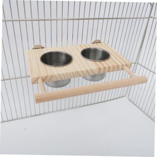 GALPADA Edelstahl Futter Wasserschale für Papageien Große Futterschale Vogelkäfig Zubehör Leicht zu Reinigen Robust Geeignet für Wellensittiche und Kleine Vögel GALPADA Edelstahl Futter Wasserschale für Papageien Große Futterschale Vogelkäfig Zubehör Leicht zu Reinigen Robust Geeignet für Wellensittiche und Kleine Vögel von GALPADA