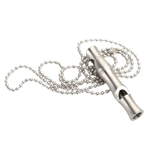 GALPADA Edelstahl Hundepfeife mit Kette Geräuschlose Trainingspfeife für Hunde Tragbare Outdoor Survival Pfeife Robustes für Camping Hundebellen Stoppen Gesundheitsfreundlich GALPADA Edelstahl Hundepfeife mit Kette Geräuschlose Trainingspfeife für Hunde Tragbare Outdoor Survival Pfeife Robustes für Camping Hundebellen Stoppen Gesundheitsfreundlich von GALPADA