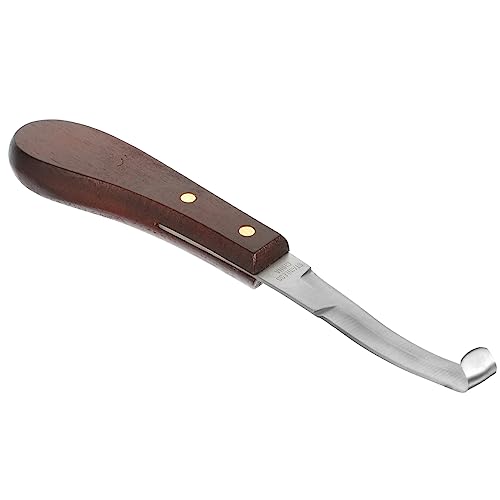 GALPADA Ergonomisches Hufmesser für Pferde mit Doppelschneidiger Verschleißfest und Rostfrei Professionelles Huftrimmwerkzeug für Schnelle Präzise Hufpflege bei Schafen und von GALPADA