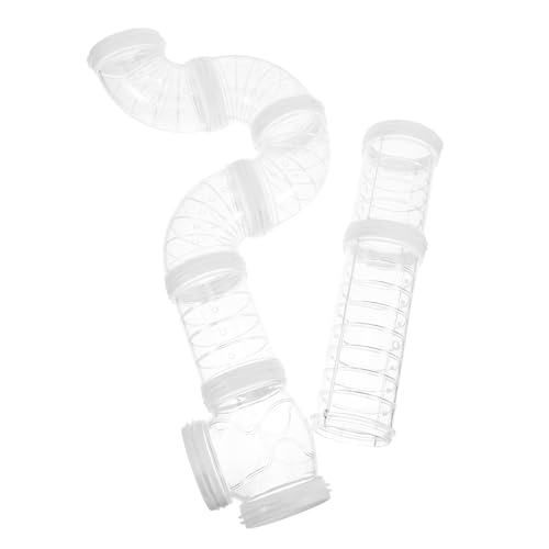 GALPADA Erweiterbare Hamsterröhren DIY Verbindungstunnel Transparent Flexibles Hamsterrohr für und Kleine Haustiere Platzsparendes Außensport und Spielsystem GALPADA Erweiterbare Hamsterröhren DIY Verbindungstunnel Transparent Flexibles Hamsterrohr für und Kleine Haustiere Platzsparendes Außensport und Spielsystem von GALPADA