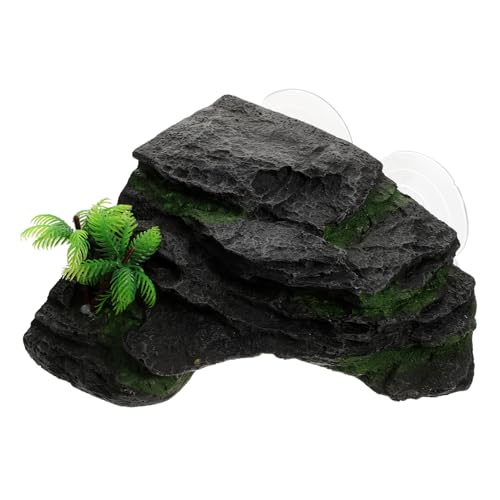 GALPADA Extra Große Schildkrötenplattform Aus Strapazierfähigem Resin Kletterhilfe Und Sonnenplatz Für Wasserschildkröten Im Aquarium Dekorative Für Reptilien von GALPADA