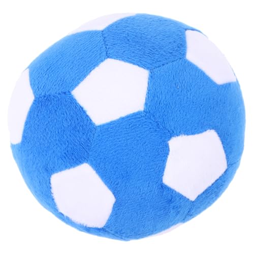 GALPADA Fußballspielzeug für Haustiere Zahnen Die zur Bereicherung von Hunden Hundekauspielzeug Kauen Hundespielzeug Ausgestopfter Hundebeißball Hundekauball Plüsch Himmelblau von GALPADA