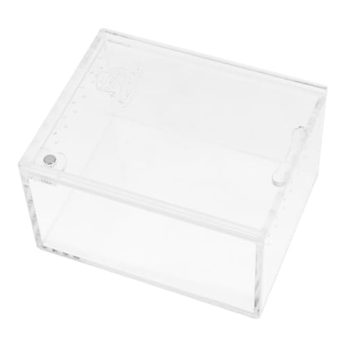 GALPADA Futterbox für Reptilien züchten Fälschung Mini Zucht klein Hitze Behälter Aqua Fall Spinnen -Terrarium Gecko -Gehege Geckokäfig Heimtierbedarf Spinnenkäfig Acryl Transparent GALPADA Futterbox für Reptilien züchten Fälschung Mini Zucht klein Hitze Behälter Aqua Fall Spinnen -Terrarium Gecko -Gehege Geckokäfig Heimtierbedarf Spinnenkäfig Acryl Transparent von GALPADA