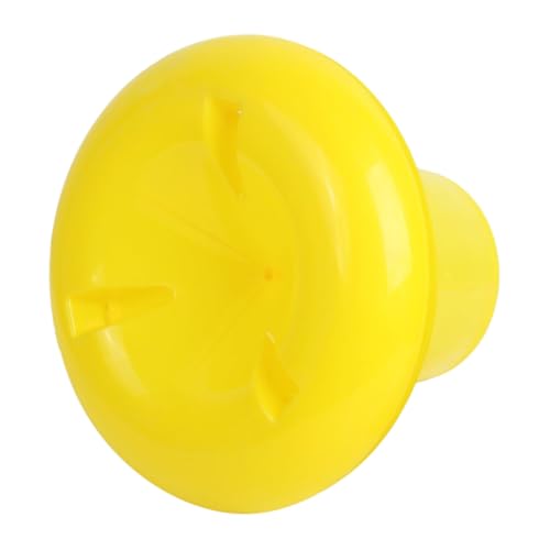 GALPADA Futtereimer Haustierbedarf Kükenfresser Futtertrog Für Geflügel Automatische Kükenfütterung Futternapf Geflügel Hühnerfutter Eimer Geflügel Hühnerfutterautomat Yellow Plastik von GALPADA