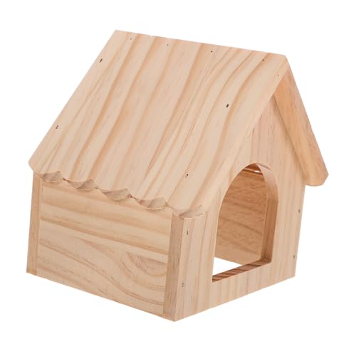 GALPADA Holzminihaus Für Kleintier Meerschweinchenhaus Aus Naturholz Kleines Chinchillahaus Als Spielzeug Für Hamster Ratten Und Zwerghamster GALPADA Holzminihaus Für Kleintier Meerschweinchenhaus Aus Naturholz Kleines Chinchillahaus Als Spielzeug Für Hamster Ratten Und Zwerghamster von GALPADA