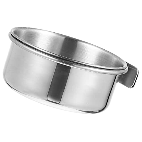 GALPADA Futterspender aus Edelstahl automatischer Futterautomat für Papageien Papageienkäfig Schüssel vogelfutterspender vogelfutterhäuschen Papageienfutterbecher Vogel Wasserhalter Silver GALPADA Futterspender aus Edelstahl automatischer Futterautomat für Papageien Papageienkäfig Schüssel vogelfutterspender vogelfutterhäuschen Papageienfutterbecher Vogel Wasserhalter Silver von GALPADA