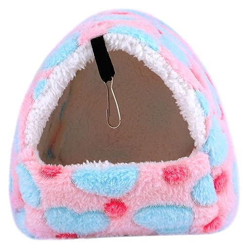 GALPADA Hängendes Hamsterbett für Kleine Haustiere Warmes und Gemütliches Pet House mit Wandmontage für Herbst und Winter aus Hochwertigem Fleece Einfach zu Reinigen Geeignet für von GALPADA