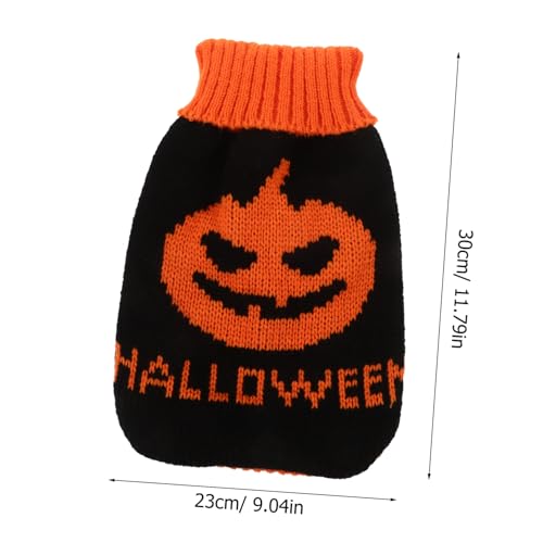 GALPADA Halloween Hundepullover für Kleine Hunde Gestrickt Warm und Bequem Dekorativer Haustier Pullover mit Kürbis-Motiv Passend für Winter Einfach Anzuziehen Modisch und Stilvoll GALPADA Halloween Hundepullover für Kleine Hunde Gestrickt Warm und Bequem Dekorativer Haustier Pullover mit Kürbis-Motiv Passend für Winter Einfach Anzuziehen Modisch und Stilvoll von GALPADA