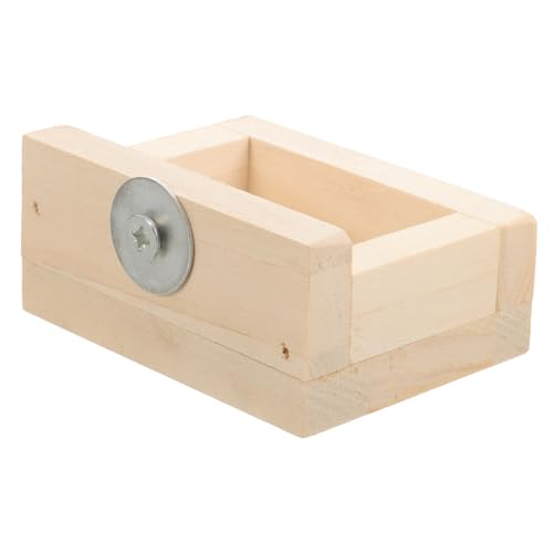 GALPADA Hamster Futter Holzschale aus Stabilem Holz für Chinchilla und Kleine Tiere Langlebig Leicht zu Reinigen Sichere Futterstation für Nager und Eichhörnchen Praktische Futterschale GALPADA Hamster Futter Holzschale aus Stabilem Holz für Chinchilla und Kleine Tiere Langlebig Leicht zu Reinigen Sichere Futterstation für Nager und Eichhörnchen Praktische Futterschale von GALPADA