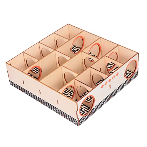 GALPADA Hamster Labyrinth Aus Holz Interaktives Für Zwerghamster Mäuse Und Kleintiere Fördert Bewegung Und Spielaktivität Im Käfig Großes Labyrinth Für Stundenlangen Spaß von GALPADA