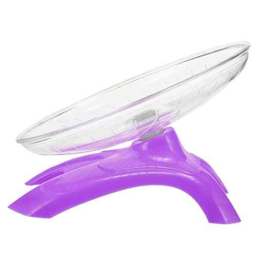 GALPADA Hamster Laufrad Silent Runner für Zwerghamster und Kleine Haustiere Geräuschloses für Hamster Chinchillas und Rennmäuse Transparentes Design für Optimale Sichtbarkeit von GALPADA