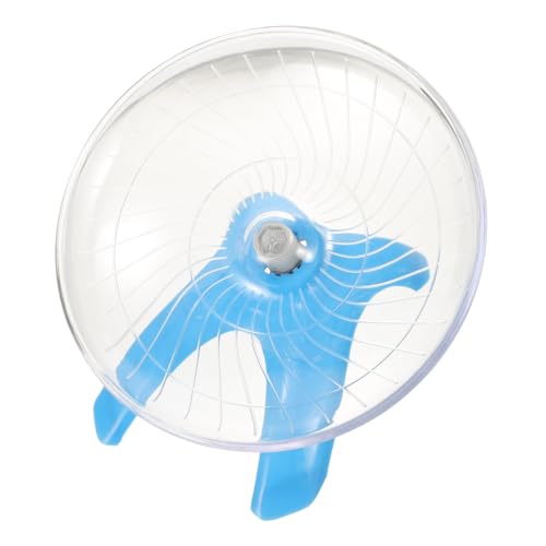 GALPADA Hamster Laufrad für Kleine Haustiere Trainingsspielzeug für Hamster und Rennmäuse für Haustiersportarten und Unterhaltung Transparentes Design von GALPADA