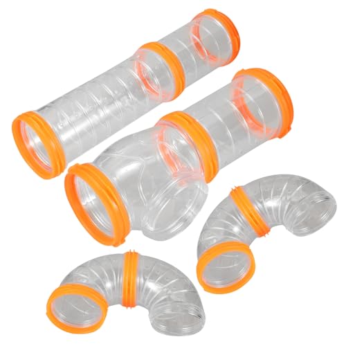 GALPADA Hamster Röhren DIY Kleintier Tunnel Außentunnel für Hamster Käfig Erweiterung Geeignet für Zwerghamster Meerschweinchen Igel Kleine Haustiere Transparentes Röhrensystem zur GALPADA Hamster Röhren DIY Kleintier Tunnel Außentunnel für Hamster Käfig Erweiterung Geeignet für Zwerghamster Meerschweinchen Igel Kleine Haustiere Transparentes Röhrensystem zur von GALPADA