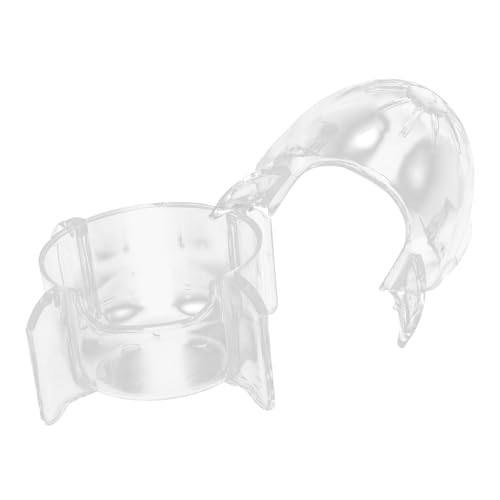 GALPADA Hamster Sandbadbox aus Kunststoff Transparenter Sandbadbehälter mit Glatten Kanten Vielseitiges Hamster Badezimmer für Kleine Haustiere Wie Zwerghamster Chinchilla Zufällige Farbe von GALPADA