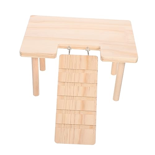 GALPADA Hamster Spielzeugkäfig aus Holz mit Dekorativer Rampe Chinchilla Zubehör für Aktives für Meerschweinchen und Kleintiere GALPADA Hamster Spielzeugkäfig aus Holz mit Dekorativer Rampe Chinchilla Zubehör für Aktives für Meerschweinchen und Kleintiere von GALPADA