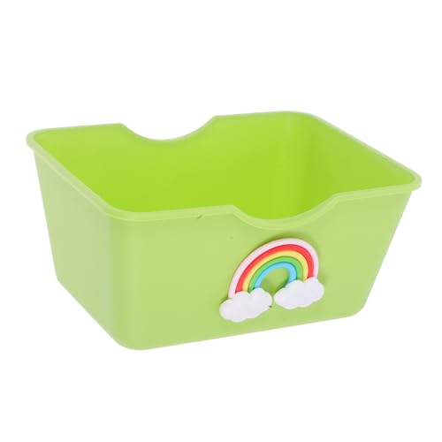 GALPADA Hamster Toilette Schlafbett Für Hamster Kleine Katzentoilette Hamster Gehege Sandbehälter Für Hamster Hamsterhaus Hamster-schlafmattennest Rennmaus Toilette Light Green Abs GALPADA Hamster Toilette Schlafbett Für Hamster Kleine Katzentoilette Hamster Gehege Sandbehälter Für Hamster Hamsterhaus Hamster-schlafmattennest Rennmaus Toilette Light Green Abs von GALPADA