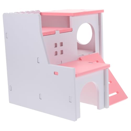 GALPADA Hamsterhaus Kleines Haustier Versteck Spielhaus Atmungsaktiv Komfortabel für Zwerghamster Ratten Geeignet mit Spielplattform Fördert Bewegung und Entspannung GALPADA Hamsterhaus Kleines Haustier Versteck Spielhaus Atmungsaktiv Komfortabel für Zwerghamster Ratten Geeignet mit Spielplattform Fördert Bewegung und Entspannung von GALPADA