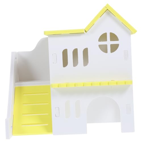 GALPADA Hamsterhaus aus Stabilem Massivholz mit Rampe Verschleißfestes Versteck für Meerschweinchen Chinchillas und Kleine Nager Praktisches Kleintierhaus zum Schlafen und Ausruhen GALPADA Hamsterhaus aus Stabilem Massivholz mit Rampe Verschleißfestes Versteck für Meerschweinchen Chinchillas und Kleine Nager Praktisches Kleintierhaus zum Schlafen und Ausruhen von GALPADA