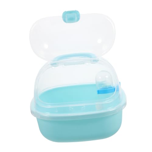 GALPADA Hamsterkäfig Mäusekäfig Tragbarer Hamster Reiseträger Tragbarer Hamster Reiseträger Kleintier Außenträgerkäfige Hamster Tragekäfig Hamster Reisekäfig Himmelblau Pp von GALPADA