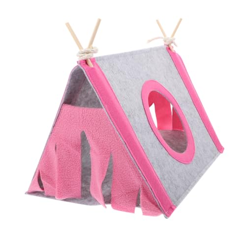 GALPADA Hamster Zelt Versteck Aus Filz Gemütliches Nest Für Meerschweinchen Und Kleine Haustiere Großes Und Kreatives Spielhaus Für Kaninchen Chinchillas Und Rosa Langlebig Und GALPADA Hamster Zelt Versteck Aus Filz Gemütliches Nest Für Meerschweinchen Und Kleine Haustiere Großes Und Kreatives Spielhaus Für Kaninchen Chinchillas Und Rosa Langlebig Und von GALPADA