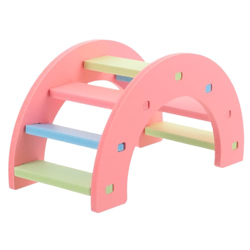 GALPADA Kleine Haustiere Kletterbrücke Farbenfrohes Spielzeug Für Hamster Meerschweinchen Und Andere Kleintiere Fördert Und Spiel Für Käfiglandschaften von GALPADA