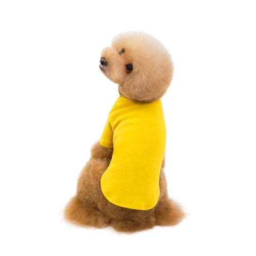 GALPADA Haustier Baumwolle Schlafanzug Gelb XL Bequemes Langlebiges Hundeshirt Festliche Freizeitbekleidung für Joggen und Fotoshootings GALPADA Haustier Baumwolle Schlafanzug Gelb XL Bequemes Langlebiges Hundeshirt Festliche Freizeitbekleidung für Joggen und Fotoshootings von GALPADA