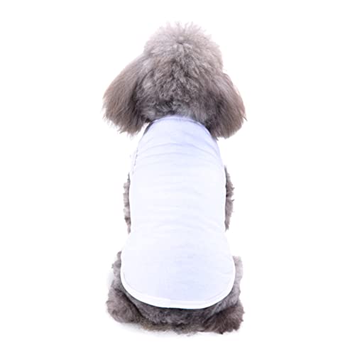 GALPADA Haustier Kurzarm Shirt aus Polyester Einfarbig Sommerbekleidung für Welpen Atmungsaktiv und Bequem für Besondere Anlässe und Fotoshootings GALPADA Haustier Kurzarm Shirt aus Polyester Einfarbig Sommerbekleidung für Welpen Atmungsaktiv und Bequem für Besondere Anlässe und Fotoshootings von GALPADA