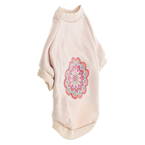 GALPADA Haustier-Pullover Hundemäntel Hunde-Outfit Hundekleidung Hunde-Hoodie Haustier Warme Kleidung Haustierkleidung Wärmekleidung Für Welpen Winddichte Welpenkleidung Baumwolle Beige von GALPADA