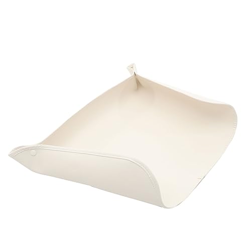GALPADA Haustier Tischset für Katzen Katzenfuttermatte Futtermatte für kleine Haustiere Katzen napfunterlage katzennapf Matte Hundefuttermatte praktische Futtermatte für Haustiere Pu Weiß von GALPADA