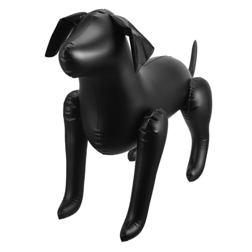 GALPADA Haustierbekleidungsmodell Kostüm Dackel Hund Züchten Ausstellungsmodell Haustier-skulptur PVC Black von GALPADA