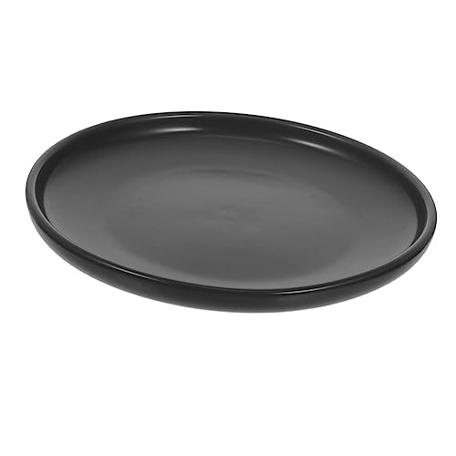 GALPADA Haustierfutter Schüssel aus Keramik Flacher Kätzchen und Hundenapf Runde Form Leicht zu Reinigen Langlebig und Bissbeständig für Futter und Leckereien von GALPADA