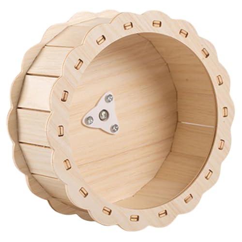 GALPADA Hölzernes Hamsterradspielzeug für Kleine Haustiere Stummes Laufrad für Hamster Rennmäuse für Gesundheit GALPADA Hölzernes Hamsterradspielzeug für Kleine Haustiere Stummes Laufrad für Hamster Rennmäuse für Gesundheit von GALPADA