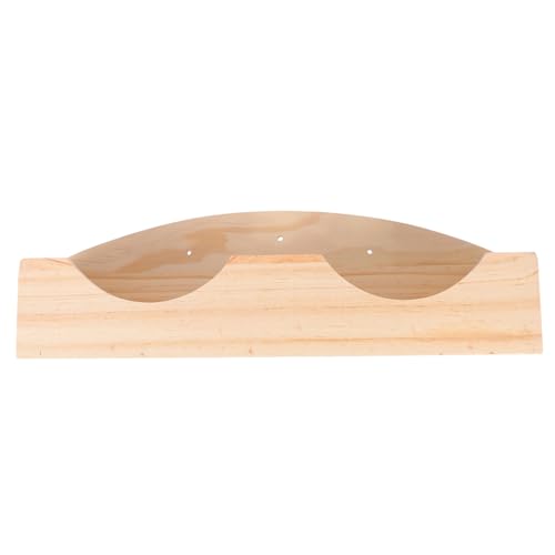GALPADA Holz Futterstation Grass Rack Kaninchenfutterhalter Futterhalterung für Zwergkaninchen Meerschweinchen Chinchillas Kleintiere Cage Zubehör von GALPADA