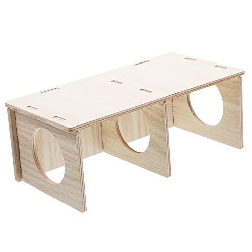 GALPADA Holz Hamsterhaus für Kleintiere Natürlicher Lebensraum für Hamster Meerschweinchen und Chinchillas und Rückzugsort für Training Unterhaltung Ihres GALPADA Holz Hamsterhaus für Kleintiere Natürlicher Lebensraum für Hamster Meerschweinchen und Chinchillas und Rückzugsort für Training Unterhaltung Ihres von GALPADA