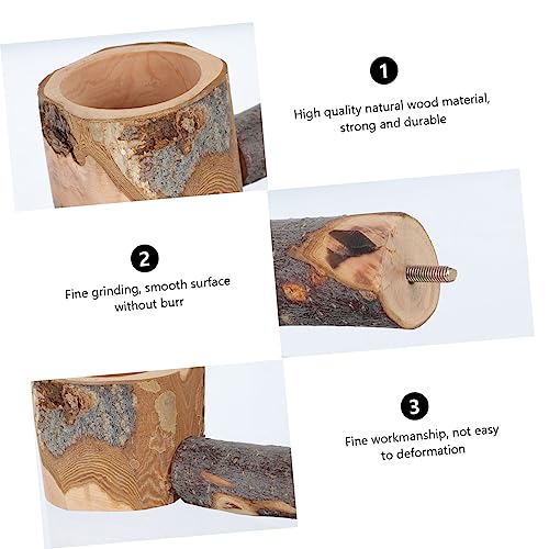 GALPADA Holz Papagei Standfutterstation mit Futternapf Bissfestes Material Geeignet für Nymphensittich Papagei und Sittiche Spielerisches Vogelzubehör zur Beschäftigung und Fütterung GALPADA Holz Papagei Standfutterstation mit Futternapf Bissfestes Material Geeignet für Nymphensittich Papagei und Sittiche Spielerisches Vogelzubehör zur Beschäftigung und Fütterung von GALPADA