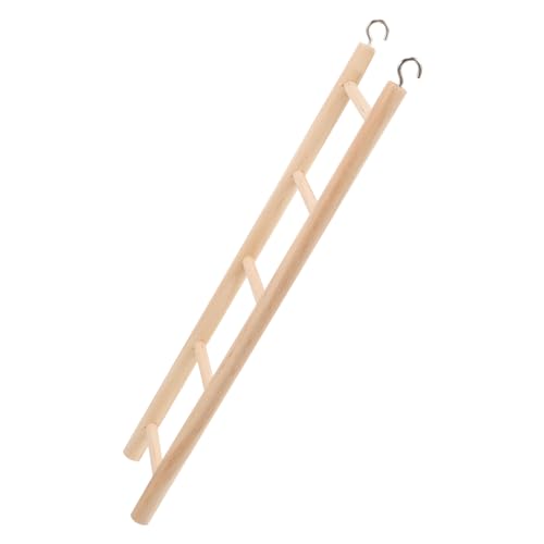 GALPADA Holzleiter Für Kleintiere Papageien Kletterspielzeug Hamster Brücke Vogel Aus Massivem Für Haustiere Und Langlebig von GALPADA